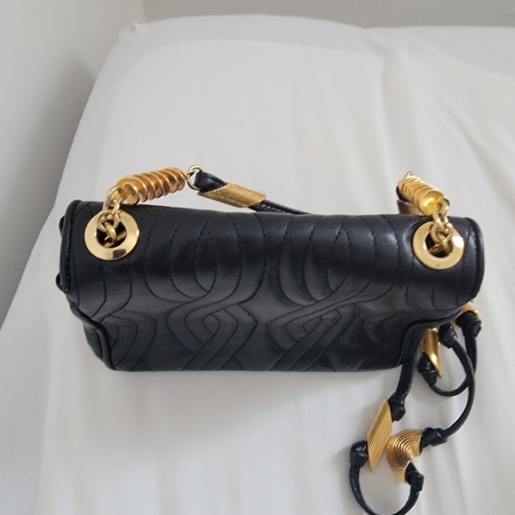 Vintage Fendi Roma Pasta Bag in Black Quilted Leather - Picture 4 of 13